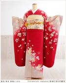 単衣 夏用 振袖レンタル sf1528 着物レンタル フルセット 単 振り袖 結婚式 結納 夏 夏期 イベント 食事会 5月 6月 7月 8月 9月 10月 kimono furisode 涼しい レ