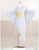 色留袖 レンタル　it024　色留袖レンタル　結婚式　着物レンタル　色留袖　留袖レンタル　色留袖　色留袖レンタル　食事会　　表彰式　五つ紋　親族　姉　祖母　式典　人気　正絹　往復送料無料　パステルブル