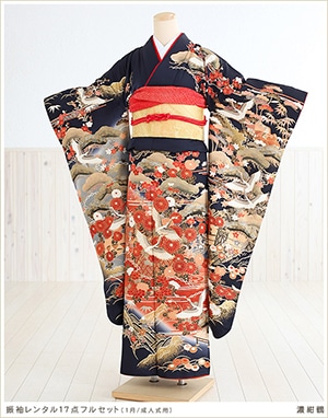 貸衣裳ぽえむ 成人式 振り袖レンタル フルセット 大人っぽい 同窓会