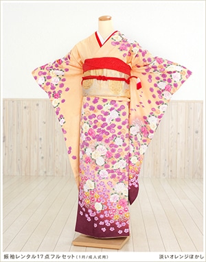 貸衣裳ぽえむ 成人式振袖 レンタル 着物レンタル フルセット 送料無料