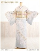 桂由美 訪問着レンタル hw1309-2 〔卒業式 母 着物〕〔入学式 ママ 着物レンタル〕結婚式 七五三《レンタル訪問着》お宮参り 卒園式 正絹 結婚式 753 母親 ブランド yumi katsu