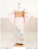 着物レンタル 訪問着 hw1113 〔卒業式 母 着物〕〔入学式 ママ 着物レンタル〕結婚式 七五三 母親 訪問着レンタル フルセット　753　お宮参り 卒園式 結納 付下げ 人気　正絹   houm