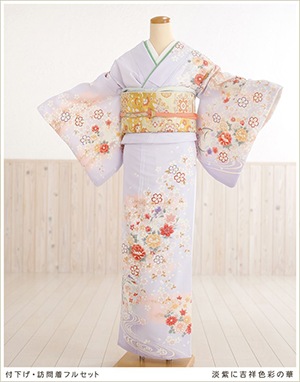 夏着物 正絹 薄物“自然に癒されながら涼をとる幸せの極み”訪問着 E-94 夏着物 正絹 薄物“自然に癒されながら涼をとる幸せの極み”訪問