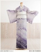 訪問着レンタル 絽 sr5011-2 夏用 訪問着レンタル７月 ８月  結婚式 着物レンタル 夏着物 お宮参り 訪問着レンタル 一式 夏 着物レンタル ママ 母 母親  淡色 薄紫に慶び絢爛模様|夏用