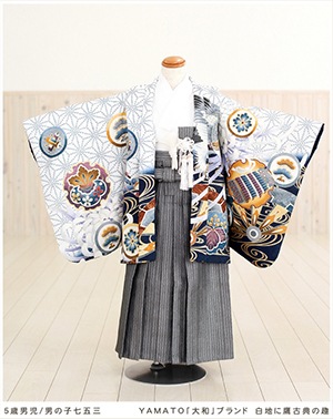 5歳 七五三 男の子 着物 袴レンタル フルセット ブランド 753 五歳 卒