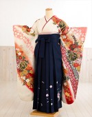 卒業式 女 袴レンタル fboh1047　着物レンタル　卒業袴【フルセットレンタル】大人用　女性　大学　短大　専門学校　謝恩会　高校　文化祭　大きめ小学生　卒業式袴　２月　３月　４月　袴レンタル　人気