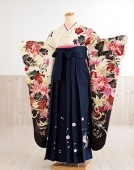 卒業式 女 袴レンタル fboh1125　着物レンタル　卒業袴【フルセットレンタル】大人用　女性　大学　短大　専門学校　謝恩会　高校　文化祭　大きめ小学生　卒業式袴　２月　３月　４月　袴レンタル　人気