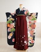 卒業式 袴 レンタル 女　fboh1207　着物レンタル　卒業袴【フルセットレンタル】大人用　女性　大学　短大　専門学校　謝恩会　高校　文化祭　大きめ小学生　卒業式袴　２月　３月　４月　袴レンタル　人
