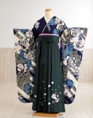 卒業式 袴 レンタル 女　fboh1210　着物レンタル　卒業袴【フルセットレンタル】大人用　女性　大学　短大　専門学校　謝恩会　高校　文化祭　大きめ小学生　卒業式袴　２月　３月　４月　袴レンタル　人