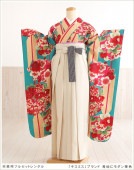 卒業式 袴レンタル oh1155 着物レンタル 卒業袴 振袖袴 フルセット 女性 大学 短大 高校 中学校 文化祭 卒業式袴 ２月 ３月 ４月 人気 おしゃれ 春 往復送料無料　「キスミス」ブランド 