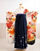 卒業式 女 袴レンタル fboh1147　着物レンタル　卒業袴【フルセットレンタル】大人用　女性　大学　短大　専門学校　謝恩会　高校　文化祭　大きめ小学生　卒業式袴　２月　３月　４月　袴レンタル　人気