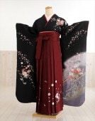 卒業式 女 袴レンタル fboh1073 着物レンタル 卒業袴【フルセットレンタル】大人用 女性 大学 短大 専門学校 謝恩会 高校 文化祭 大きめ小学生 卒業式袴 ２月 ３月 ４月 袴レンタル 人気