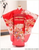 3歳女の子七五三着物レンタル｜帯セット着物、結び帯、作り帯