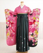 卒業式 女 袴レンタル fboh1229　着物レンタル　卒業袴【フルセットレンタル】大人用　女性　大学　短大　専門学校　謝恩会　高校　文化祭　大きめ小学生　卒業式袴　２月　３月　４月　袴レンタル　人気