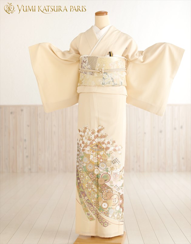 夏の留袖 絽 比翼付き