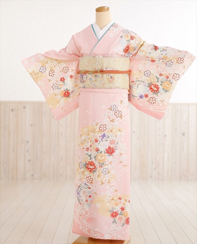 夏用訪問着レンタル。単衣タイプの訪問着、母親着物レンタル
