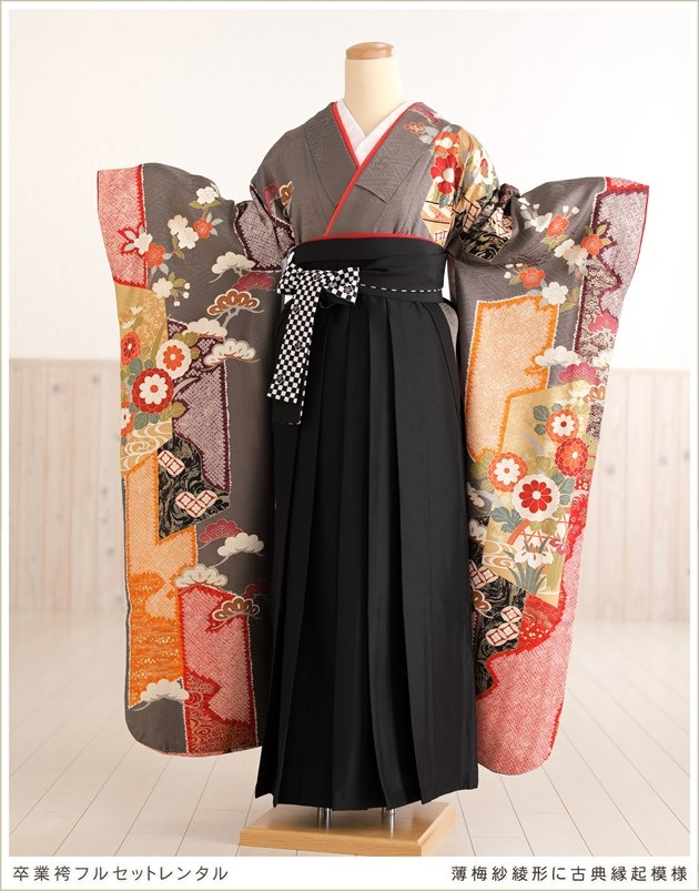 菊花模様 蝶 花模様 袋帯 着物 123a p（袋帯 丸紋に蝶や花柄 | きもの  