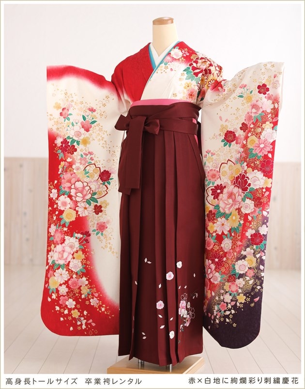 卒業式 袴 小学生 高身長 美品 高身長トールサイズ卒業袴レンタル、大学・短大・高校生・中学生の卒業式
