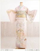 訪問着レンタル 卒業式 hw1453 着物レンタル 母 入学式 結婚式 七五三 ママ フルセット お宮参り 753  卒園式 正絹 母親 kimono 人気 お茶会 houmongi ピンクに吉祥扇し
