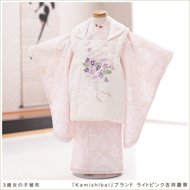 夢工房 七五三 3歳 女の子 セット 3歳女の子七五三着物レンタル（被布