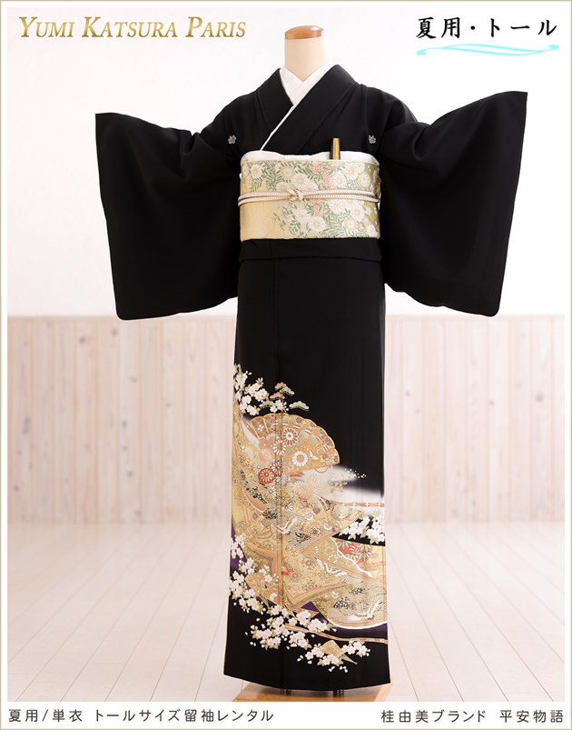 【kimono love】留袖 2点セット　t-097 t-062 黒留袖レンタル：】T-L6 – kimono-hearts-onlinestore