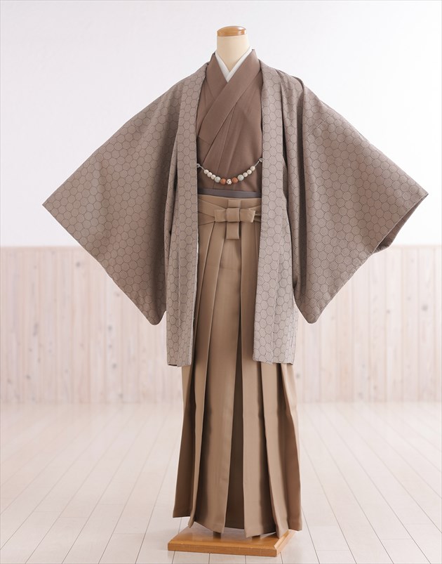 羽織袴 KIMONOMACHI 着物 ボーイズ 羽織袴セット 男の子 10歳 13歳 金