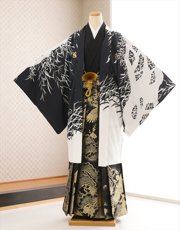 □男性用羽織袴セット 適合身長：約145cm〜150cm