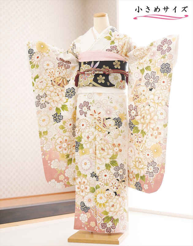 成人式振袖レンタル 身長低め150cm対応のお正月や20歳の正絹振り袖
