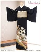 正絹【新品、未使用】極上逸品【トールサイズ】京加賀友禅【作家物】黒留袖フルセット 美品 正絹 本加賀友禅 作家 黒留袖 フルセット 身丈155 裄丈64