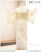 夏用「絽」訪問着レンタル。夏の結婚式やお宮参り、イベントなどの