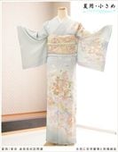 夏用「絽」訪問着レンタル。身長150cm対応小さめサイズ｜夏の結婚式