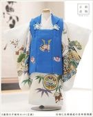 高級プレミアム京友禅の3歳男の子七五三正絹被布セットレンタル
