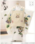 3歳女の子七五三正絹着物レンタル｜京友禅の高級プレミアム被布フル