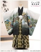 高級正絹5歳男の子七五三、定番の黒紋付袴レンタル｜ 上質な絹の着物