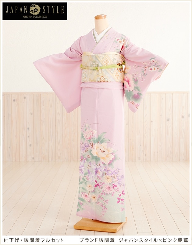 JAPAN STYLE 七五三 着物 セット ピンク JAPAN STYLE 七五三 着物 セット ピンク