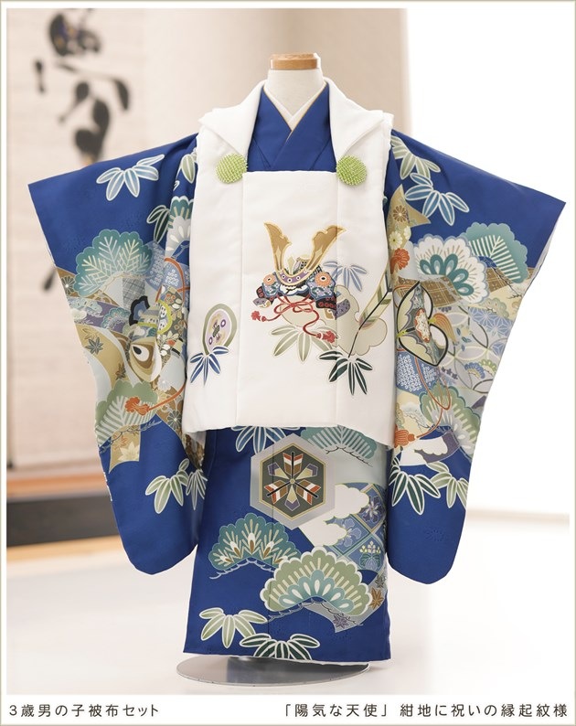 taro.★［いちご泥棒］被布3点セットꕤハンドメイドꕤ 七五三  男の子 debh-2303_1.jpg