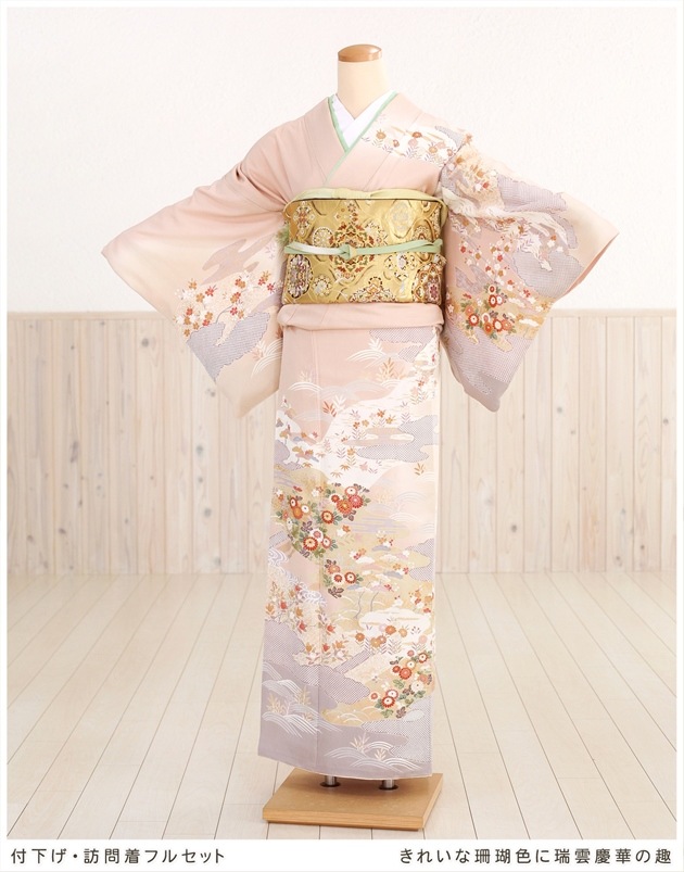 七五三 ママ 着物 レンタル 訪問着 正絹 卒業式 入学式 卒園式 お宮参り 母親 結婚式 イベント 接客 人気 高級 上品 華やか 粋 母