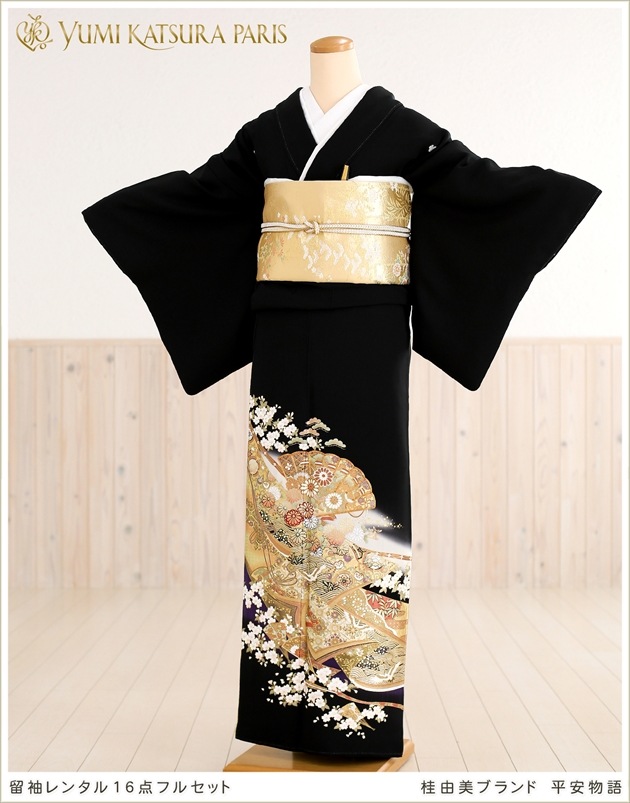 黒留正絹セット‼️豪華最高級金彩刺繍煌びやか安心4点セット