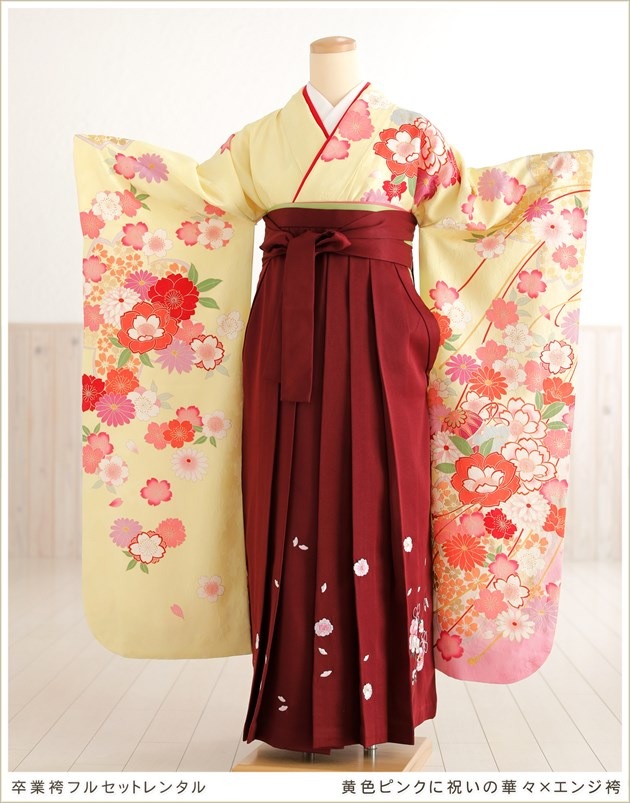 貸衣裳ぽえむ 女性 大学生 卒業式 大学 短大 専門学校 袴