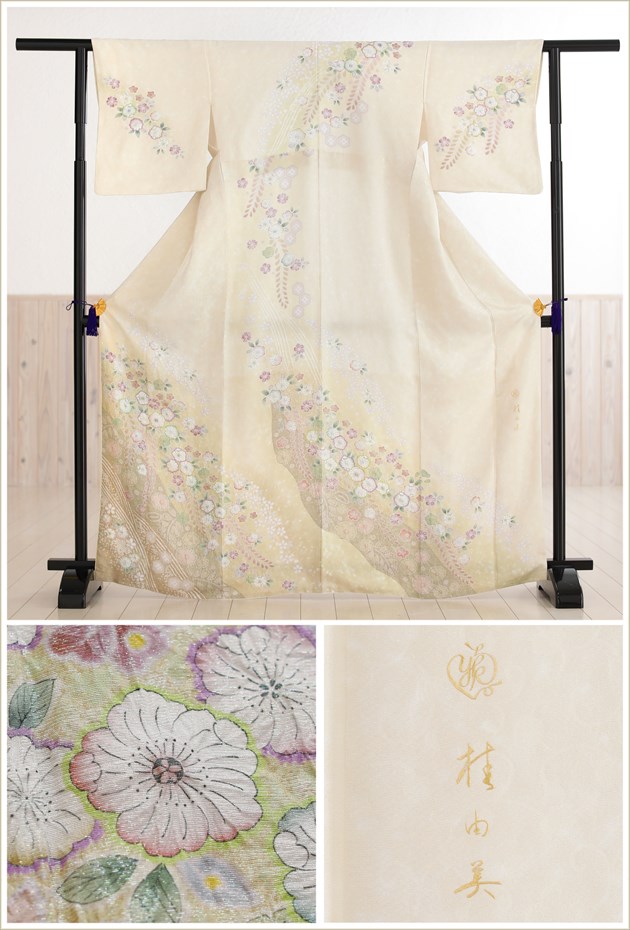 ��ͳ�� ˬ�����󥿥� hw1365-33 ´�ȼ� �� ��ʪ��󥿥� ���ؼ� �뺧�� ���޻� ��ˬ����ե륻�åȡۤ��ܻ��� 753 ´�༰ ���� �ޥ� ��� kimono houmongi �͵� ��Ǽ ����� �����Ͱ����