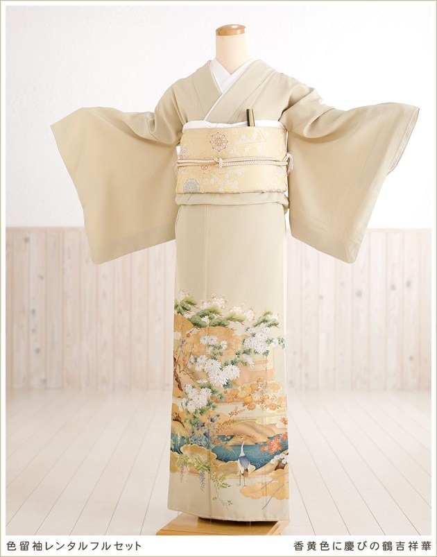 色留袖レンタル｜結婚式｜式典｜着物レンタル