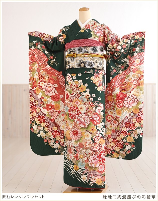 04 ファッション 振袖フルセット【57】正絹 成人式 卒業式