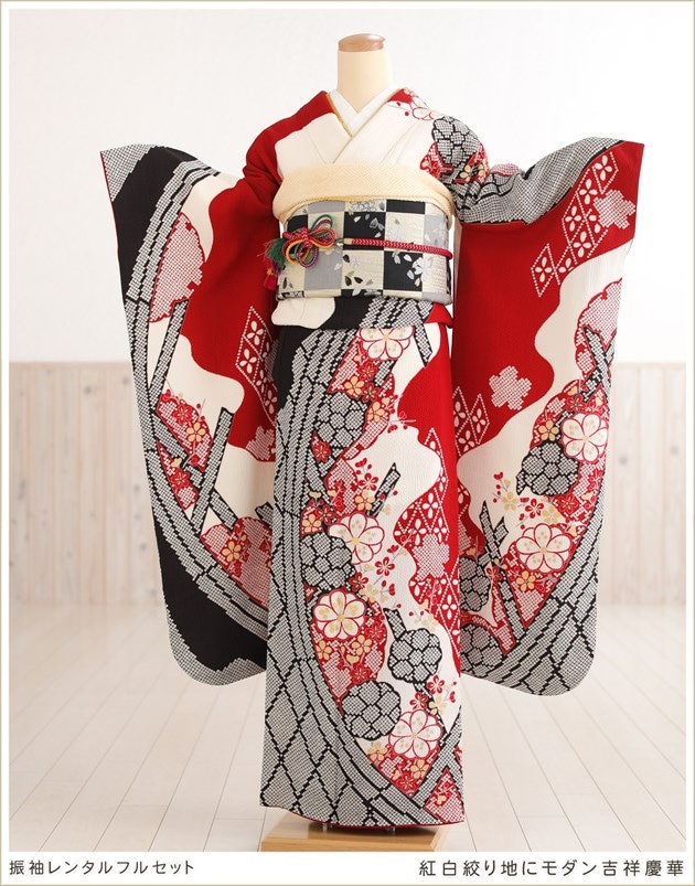 振袖、帯セット モダン 絞り 華やかな 古典 【公式通販】