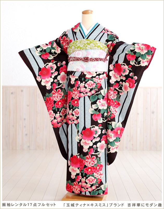 振袖フルセット◇紫◇成人式◇正絹◇古典◇草履バック付き