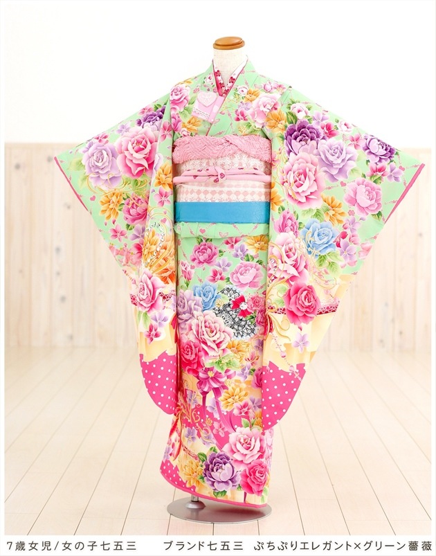 7歳 七五三 女の子 着物レンタル フルセット ブランド 結婚式