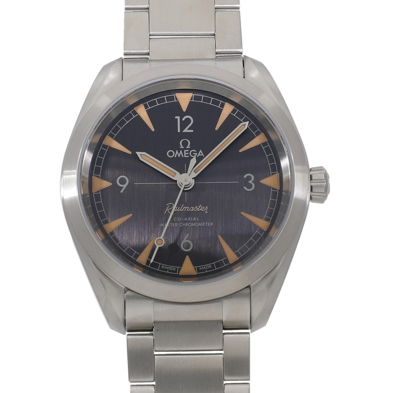 [新品]オメガ シーマスター レイルマスター マスタークロノメーター 220.10.40.20.01.001 ブラック メンズ