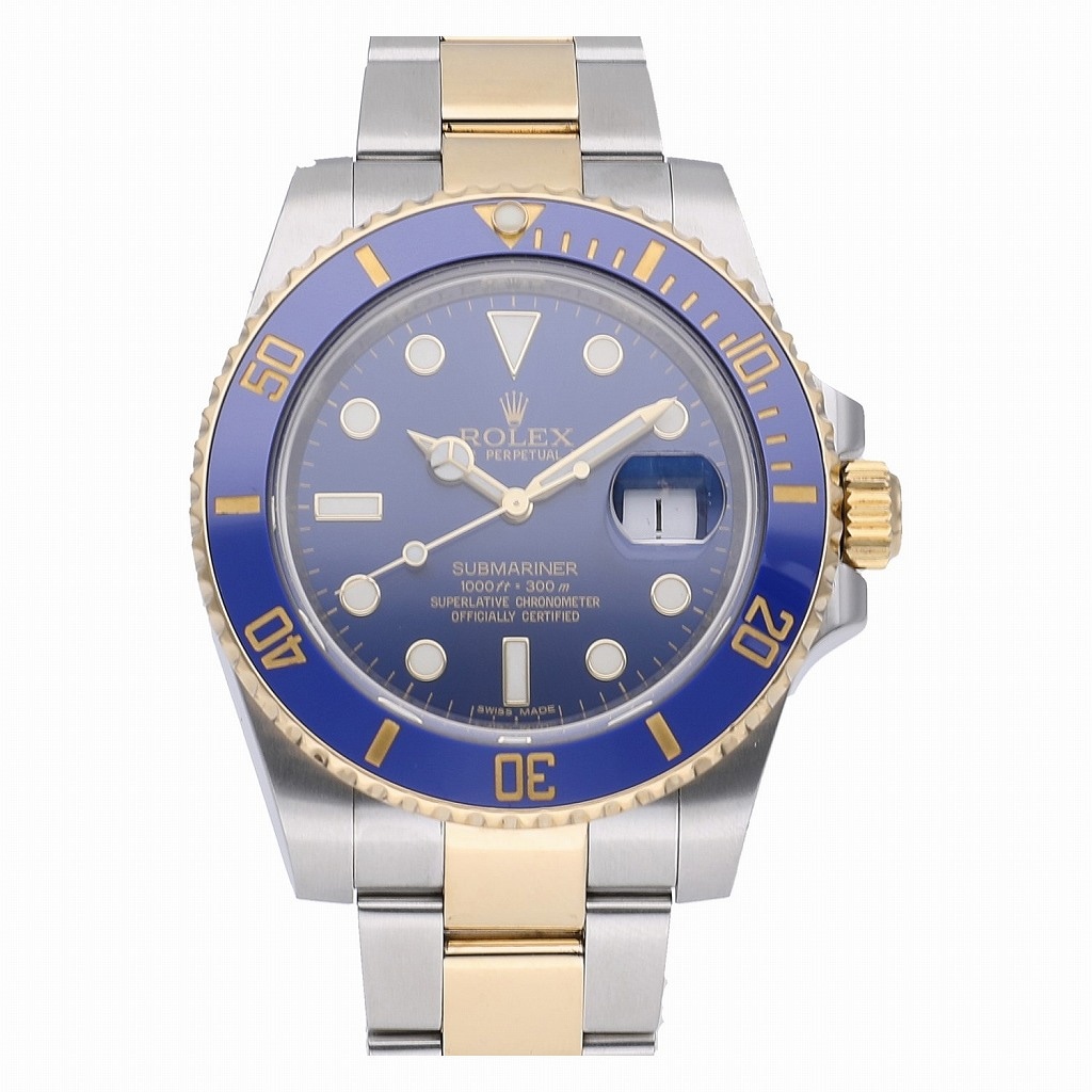 [中古]ロレックス サブマリーナー デイト ブルー 116613LB ランダム メンズ