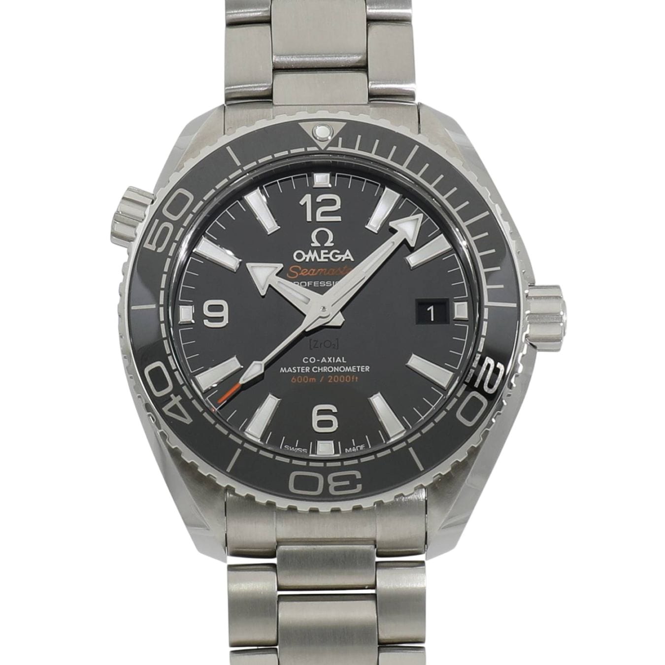 [新品]オメガ シーマスター プラネットオーシャン 600m コーアクシャル マスタークロノメーター 215.30.40.20.01.001 ブラック メンズ