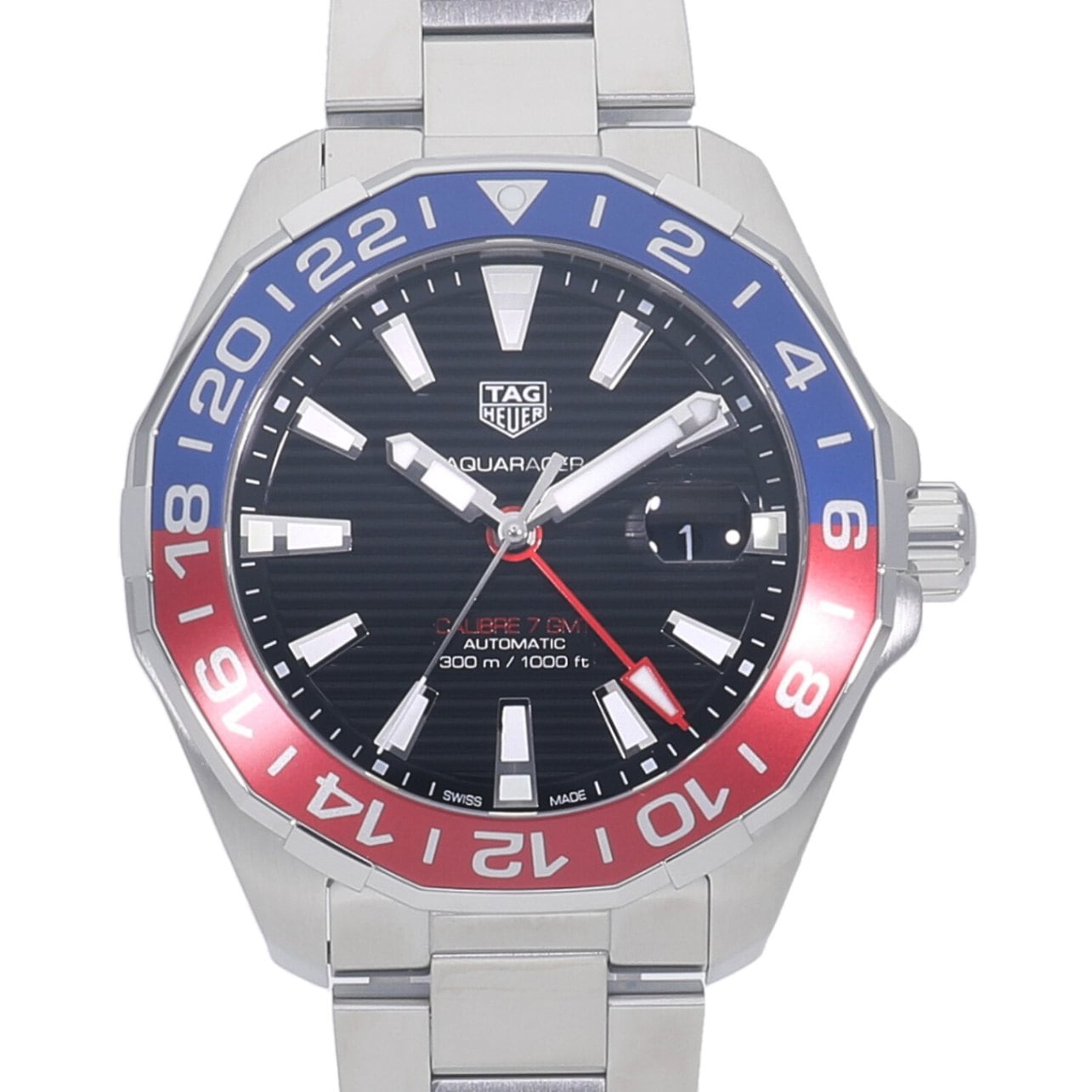 [新品]タグホイヤー アクアレーサー キャリバー7 ツインタイム WAY201F.BA0927 メンズ