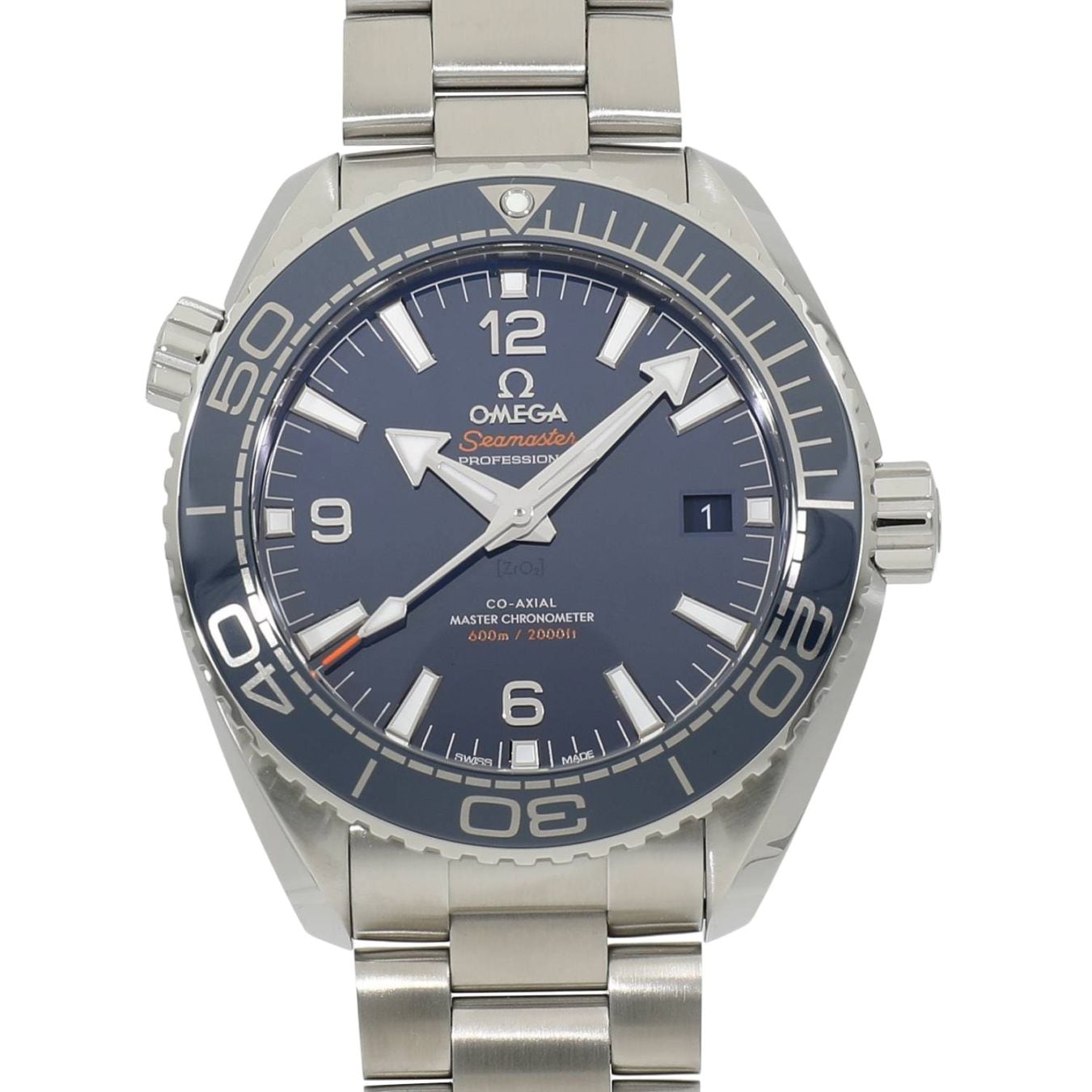 [新品]オメガ シーマスター プラネットオーシャン 600m コーアクシャル マスタークロノメーター 43.5mm 215.30.44.21.03.001 ブルー メンズ